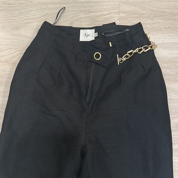 Aje-Annabelle Chain-Embellished Cropped Pants - Picture 7 of 11